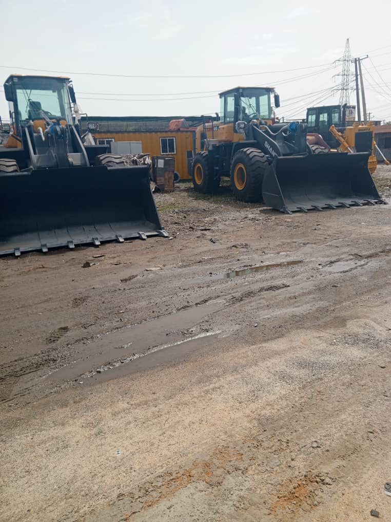 Shacman wheel loaders inventory at OIL Lagos