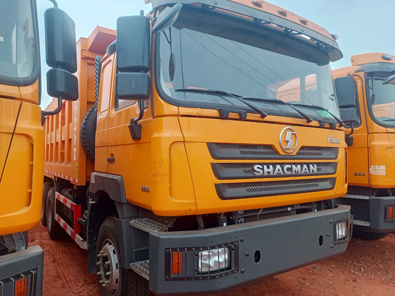Shacman orange fleet